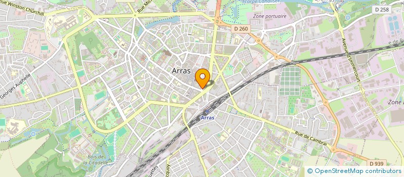 localisation de l'entreprise HELENESIM à ARRAS