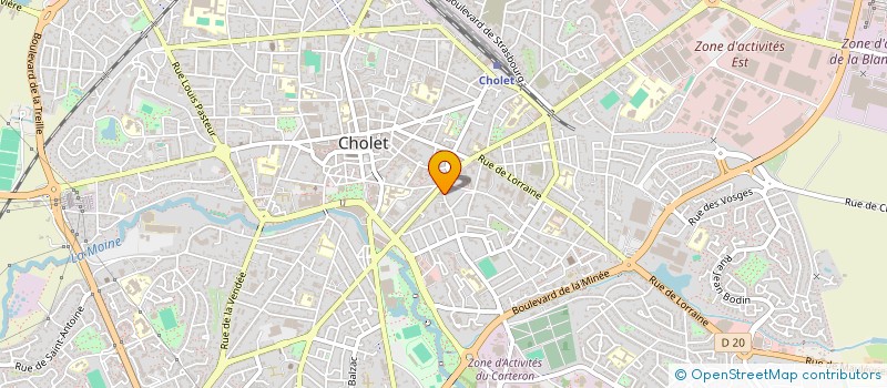localisation de l'entreprise HELENICO à CHOLET