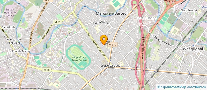 localisation de l'entreprise HELENS à MARCQ-EN-BARŒUL