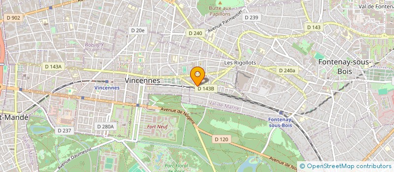 localisation de l'entreprise HELER CONSEIL à VINCENNES