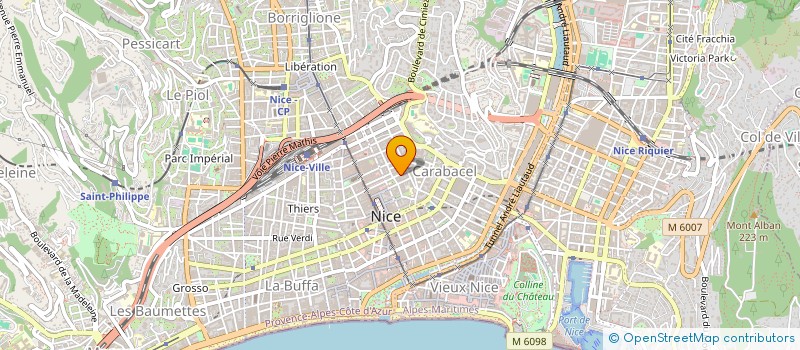 localisation de l'entreprise HELEX à NICE