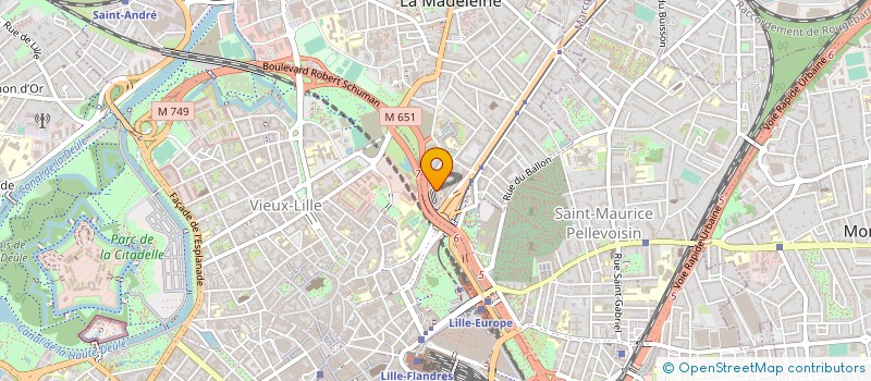 localisation de l'entreprise HELEXIA CORPORATE à LA MADELEINE