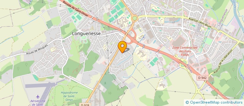 localisation de l'entreprise HELFRA INVEST  LONGUENESSE