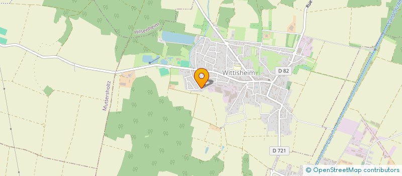 localisation de l'entreprise HELFTER  WITTISHEIM