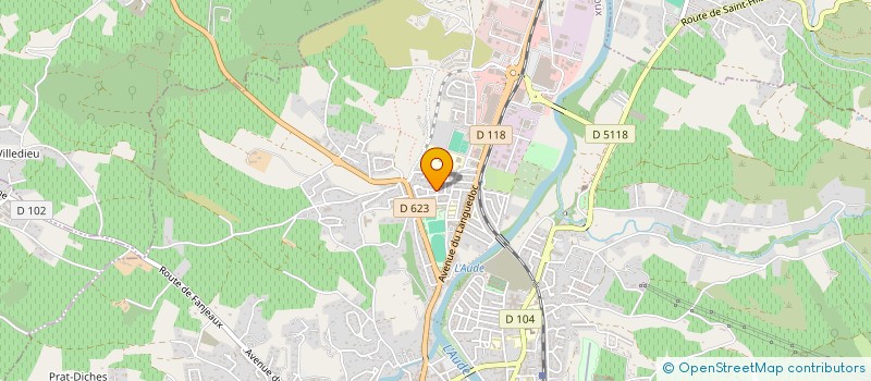 localisation de l'entreprise HELGAET  LIMOUX