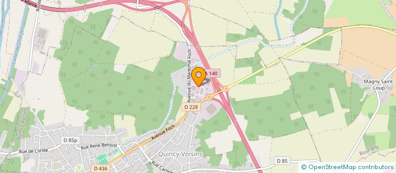 localisation de l'entreprise HELGAR S A  QUINCY-VOISINS