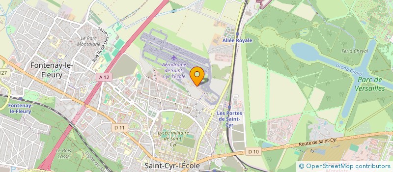 localisation de l'entreprise HELI OXYGENE  SAINT-CYR-L'ECOLE