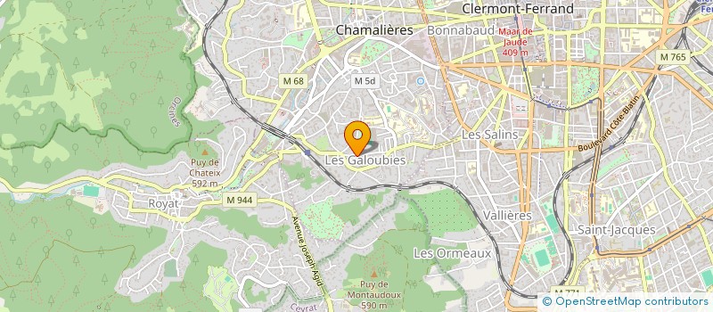 localisation de l'entreprise HELI SERVICE MEDICIS à CHAMALIERES
