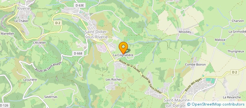 localisation de l'entreprise HELIA CONSEILS  CHABANIERE