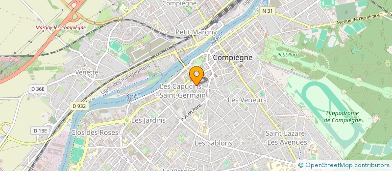 localisation de l'entreprise HELIA HDF à COMPIEGNE
