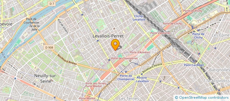 localisation de l'entreprise HELIADIS CORPORATE à LEVALLOIS-PERRET