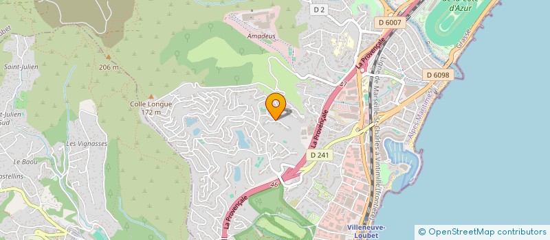 localisation de l'entreprise HELIAN RIVIERA  VILLENEUVE-LOUBET