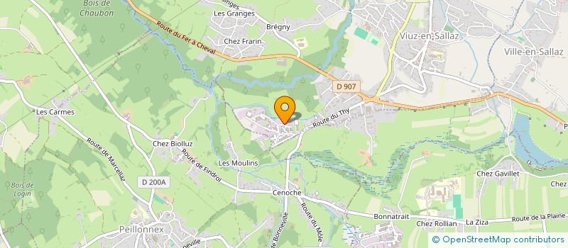 localisation de l'entreprise HELIANCE  VIUZ-EN-SALLAZ