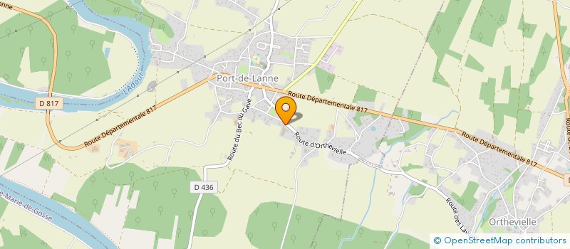 localisation de l'entreprise HELIANDE  PORT-DE-LANNE