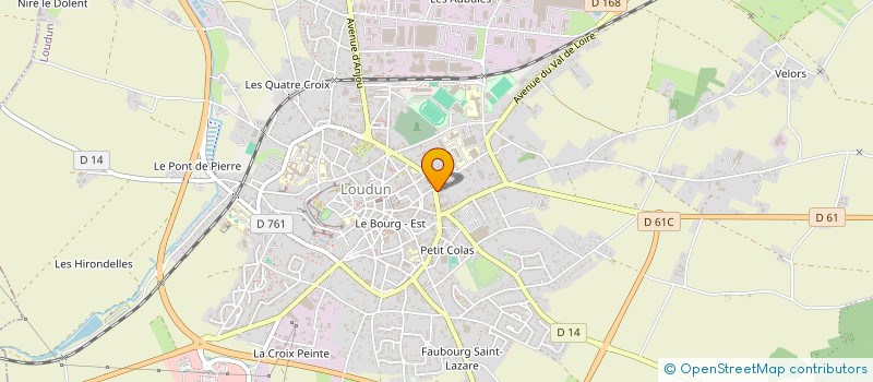 localisation de l'entreprise HELIANTHE à LOUDUN