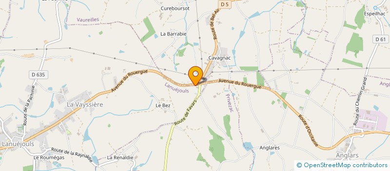 localisation de l'entreprise HELIANTHE CLUB PRIVE  LANUEJOULS