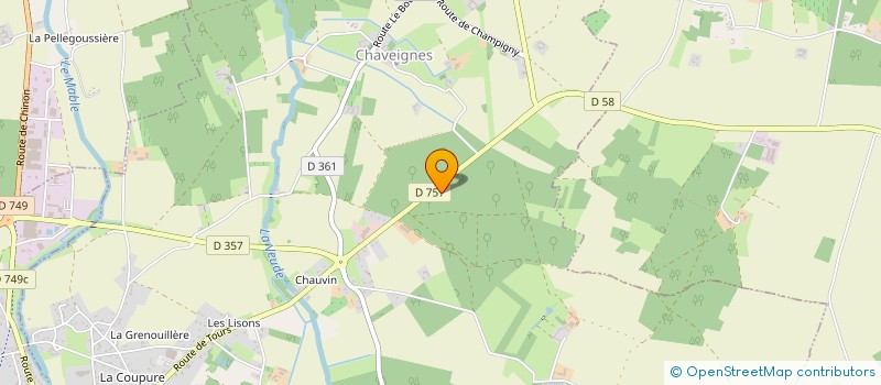 localisation de l'entreprise HELIANTHUS  CHAVEIGNES