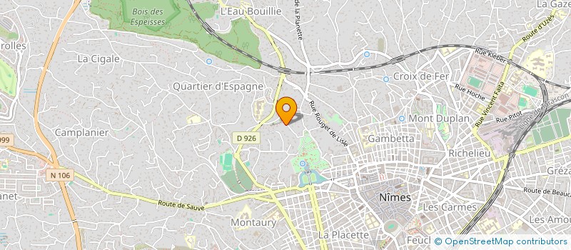 localisation de l'entreprise HELIANTHUS  NIMES