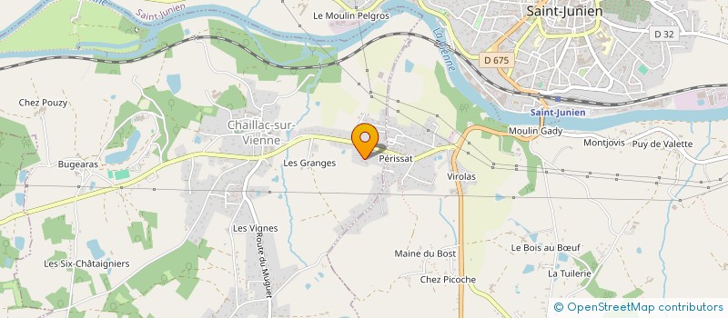 localisation de l'entreprise HELIAS SEBASTIEN à CHAILLAC-SUR-VIENNE
