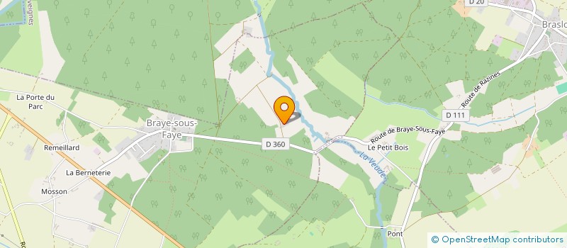 localisation de l'entreprise HELIBEN à BRAYE-SOUS-FAYE