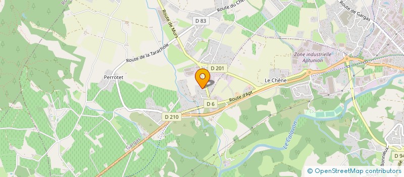 localisation de l'entreprise HELICE à GARGAS