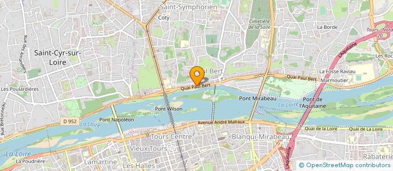 localisation de l'entreprise HELICE  SAINT-PIERRE-DES-CORPS