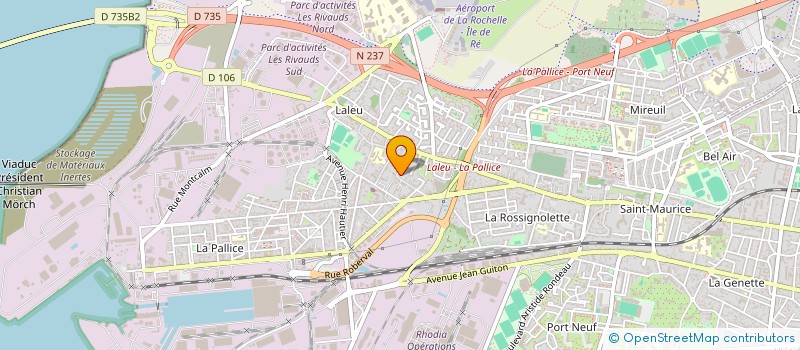 localisation de l'entreprise HELICE  LA ROCHELLE