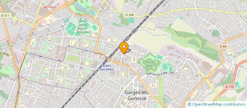localisation de l'entreprise HELICE D'OR  GARGES-LES-GONESSE