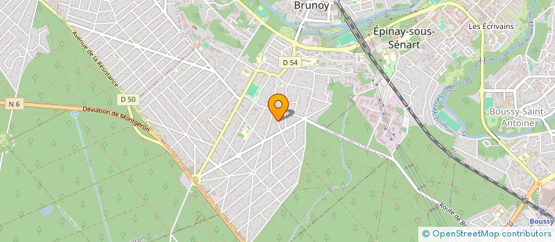 localisation de l'entreprise HELICE MARKETING  BRUNOY