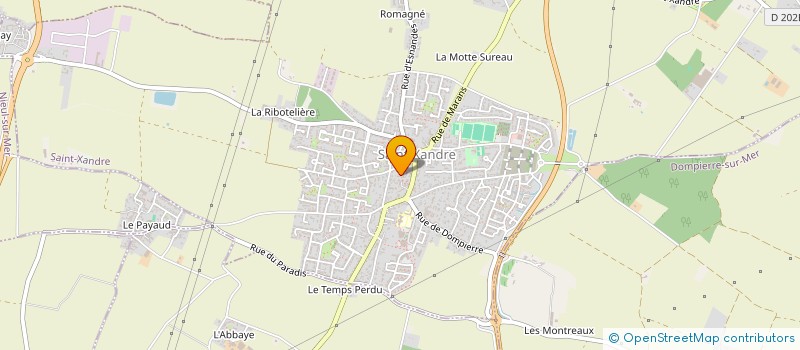 localisation de l'entreprise HELICE PERFORMANCE  SAINT-XANDRE