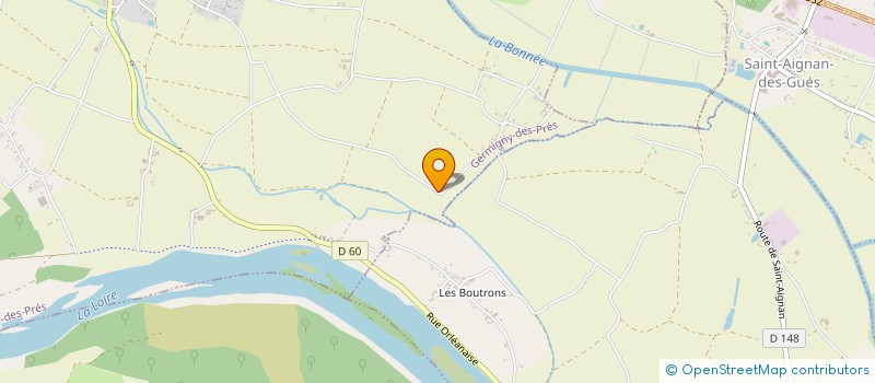 localisation de l'entreprise HELICEUROPE à GERMIGNY-DES-PRES