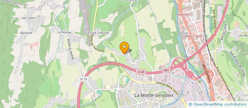 localisation de l'entreprise HELICHRYSUM  LA MOTTE-SERVOLEX