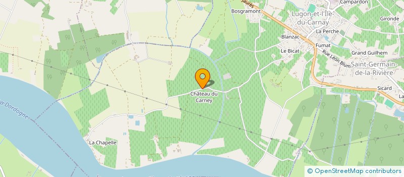 localisation de l'entreprise HELICICULTURE DU GARNOUTEY  LUGON-ET-L'ILE-DU-CARNAY