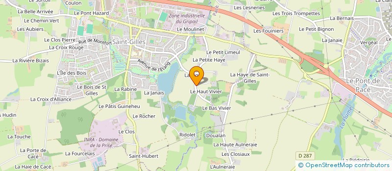 localisation de l'entreprise HELICITY HABITAT D'AVENIR  LA CHAPELLE-THOUARAULT