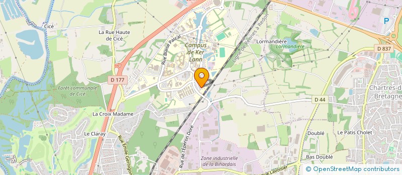 localisation de l'entreprise HELICITY HABITAT D'AVENIR  BRUZ