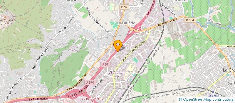 localisation de l'entreprise HELICLUB DE PROVENCE  LA FARLEDE