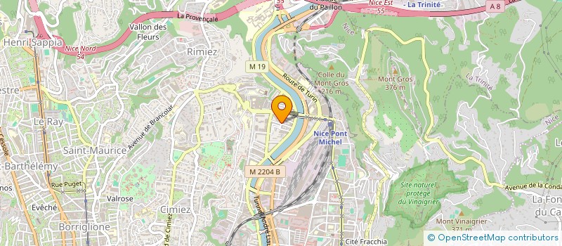 localisation de l'entreprise HELICO  NICE