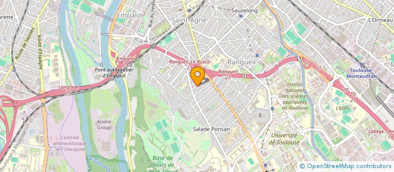 localisation de l'entreprise HELICOACH  TOULOUSE