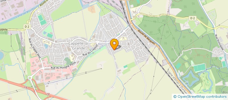 localisation de l'entreprise HELICOFICE  CAPPELLE-LA-GRANDE