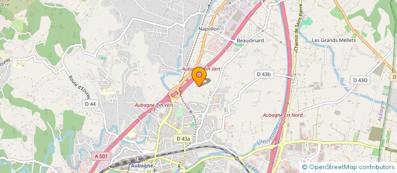 localisation de l'entreprise HELICOPTERE DU SUD à AUBAGNE