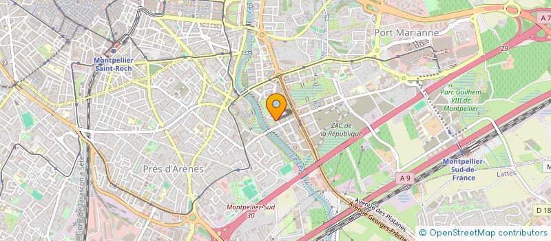 localisation de l'entreprise HELIDOR  MONTPELLIER