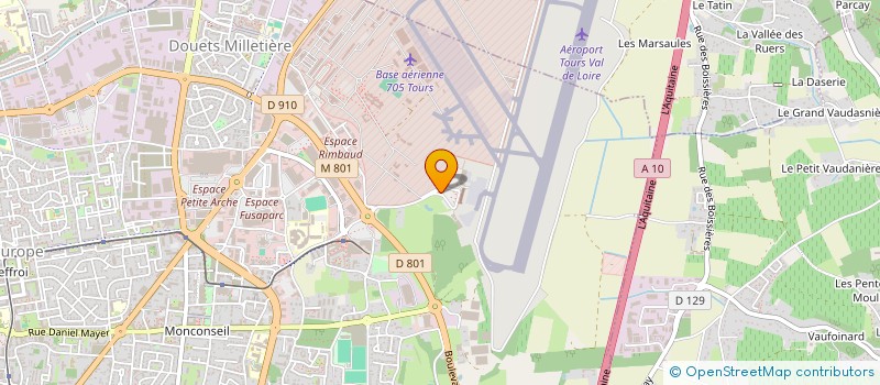 localisation de l'entreprise HELIDUO  TOURS