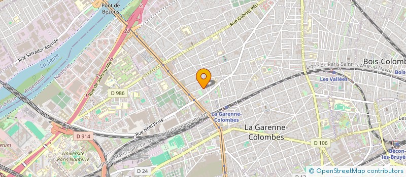 localisation de l'entreprise HELIFEET à COLOMBES