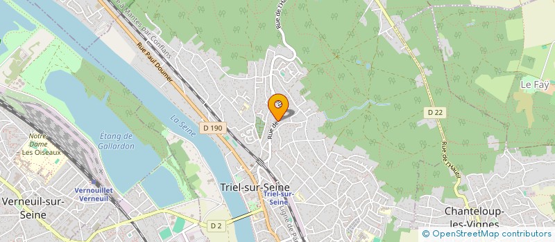 localisation de l'entreprise HELIGOIN  TRIEL-SUR-SEINE