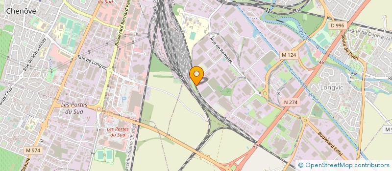localisation de l'entreprise HELIJOB à LONGVIC