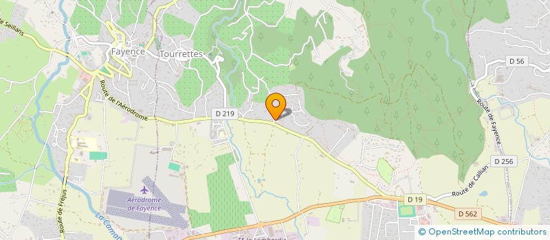 localisation de l'entreprise HELIKER  TOURRETTES