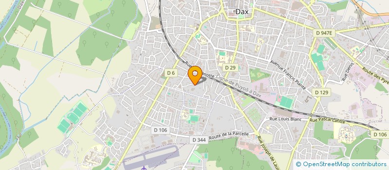 localisation de l'entreprise HELILEO  DAX