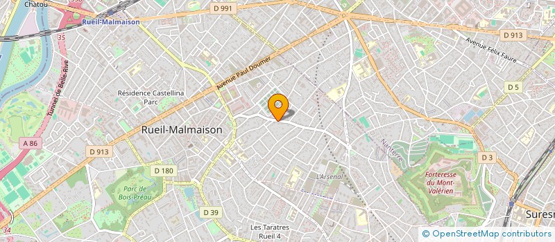 localisation de l'entreprise HELIM à RUEIL MALMAISON