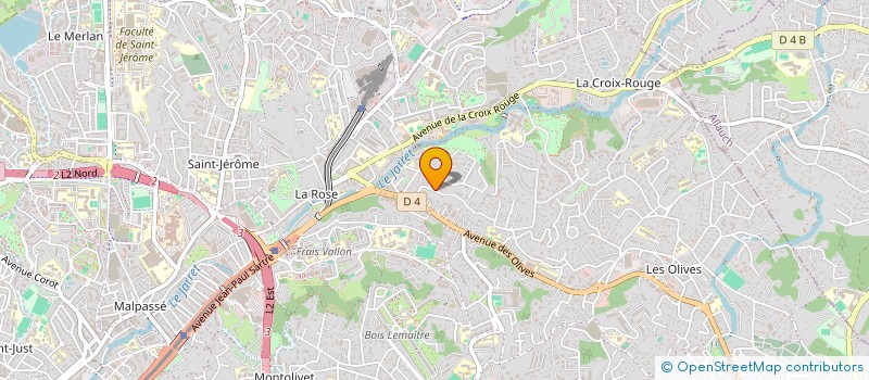 localisation de l'entreprise HELIN à MARSEILLE