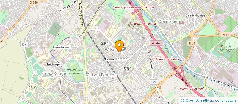 localisation de l'entreprise HELIN-BAT  BEZANNES